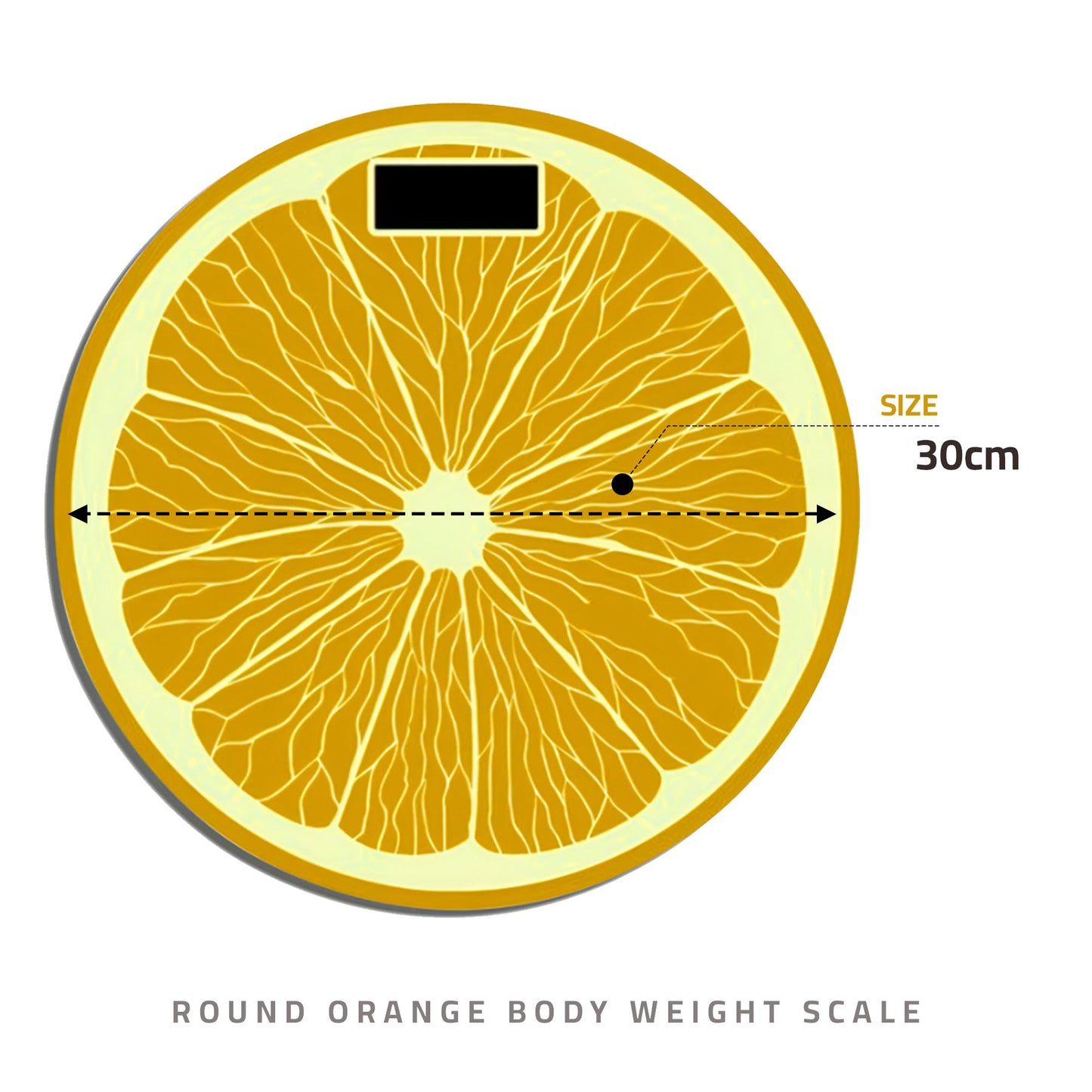 Orange & Lemon Design Body Weight Digital Scale ~5386-2