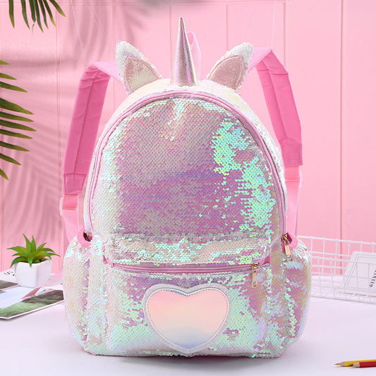 HOT SALE Own Design Unicorn Bag for Girl School-0