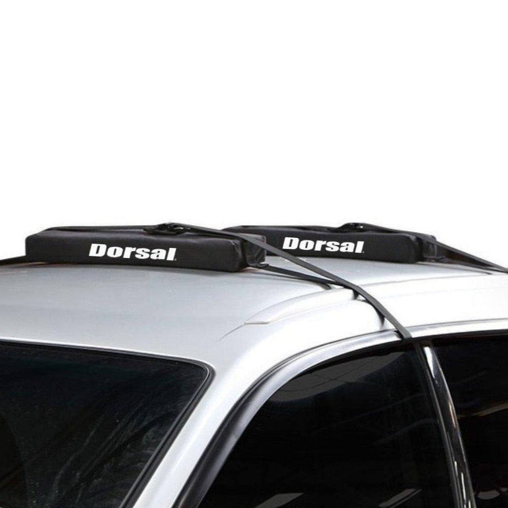 Dorsal Universal Soft Racks with Car Roof Pads Tie Down Straps Storage Bag - Pack of 2 for Surfboards Kayak Canoe Paddleboards-3