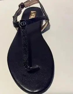 Women Thong Design Sandals with Back Dior