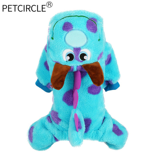 Halloween Pet Cosplay Costume Cat & Dog Outfits-Monster Inc-0