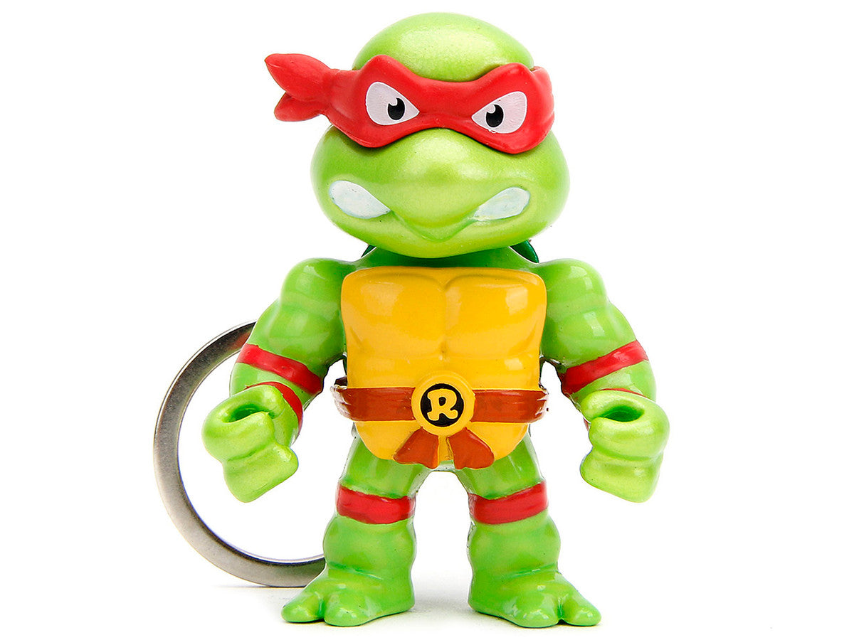 Set of 4 Diecast Figure Key Chains "Teenage Mutant Ninja Turtles" TV Series "Metalfigs" Series Diecast Models by Jada-2