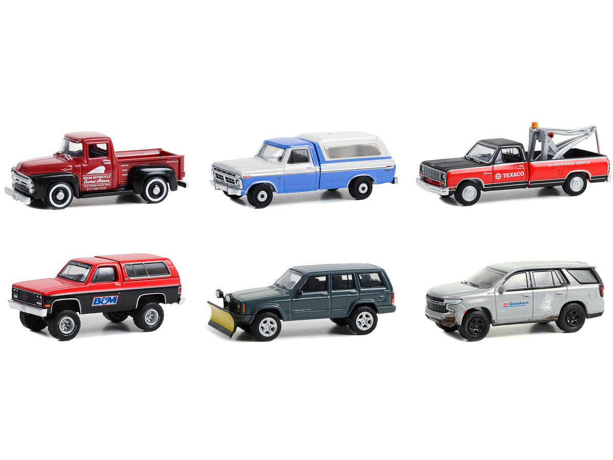 "Blue Collar Collection" Set of 6 pieces Series 12 1/64 Diecast Model Cars by Greenlight-1