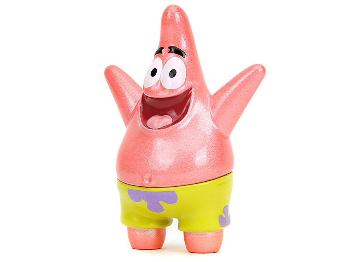 Set of 4 Diecast Figures "SpongeBob SquarePants" (1999-Current) TV Series "Metalfigs" Series Diecast Models by Jada-1