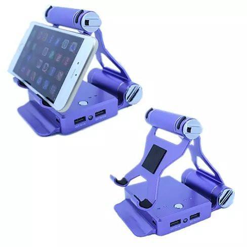 Podium Style Stand With Extended Battery Up To 200% For iPad, iPhone And Other Smart Gadgets