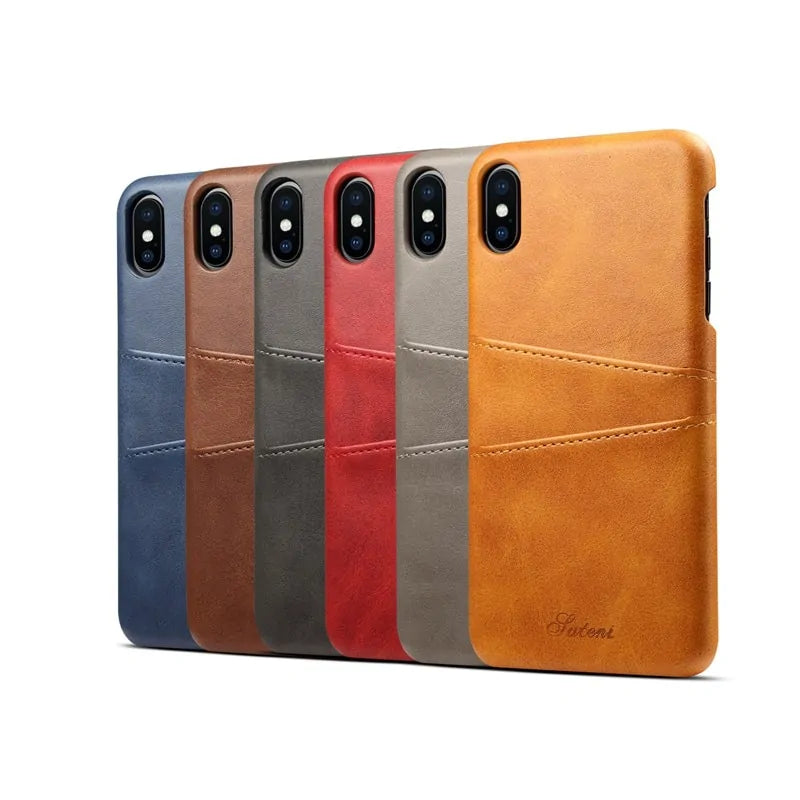 Luxury Leather Phone Back Cover