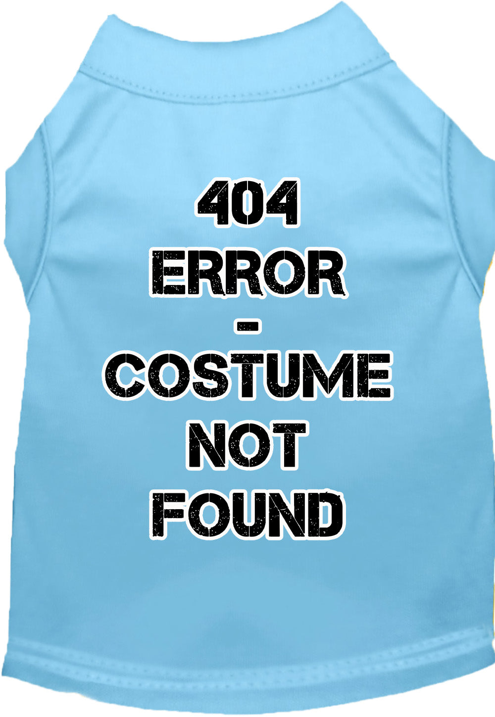 Halloween Costume Cat or Dog Shirt for Pets "404 Error Costume"-5