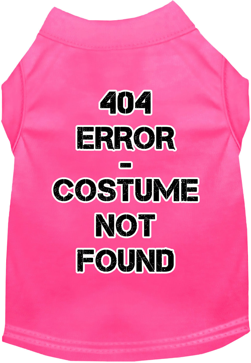 Halloween Costume Cat or Dog Shirt for Pets "404 Error Costume"-7