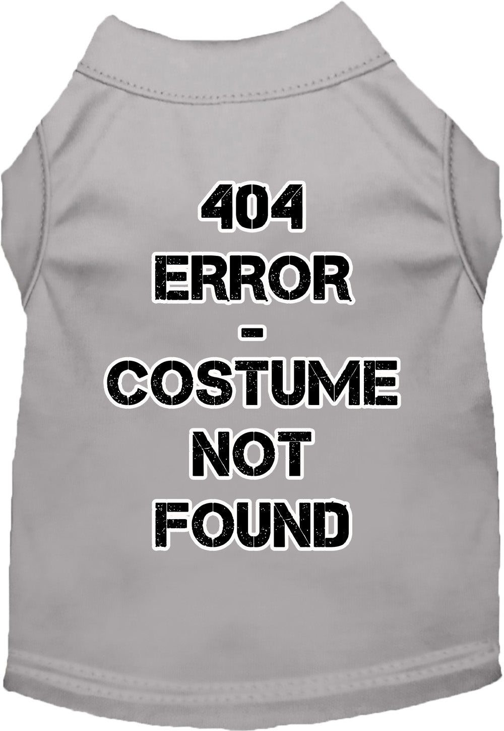 Halloween Costume Cat or Dog Shirt for Pets "404 Error Costume"-3