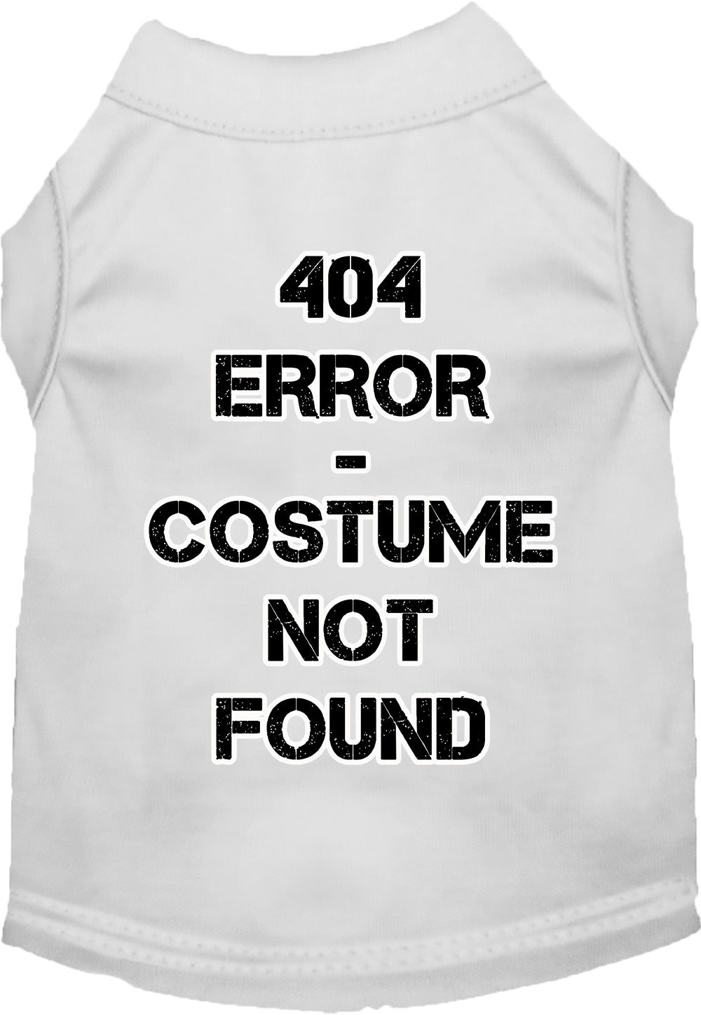 Halloween Costume Cat or Dog Shirt for Pets "404 Error Costume"-11