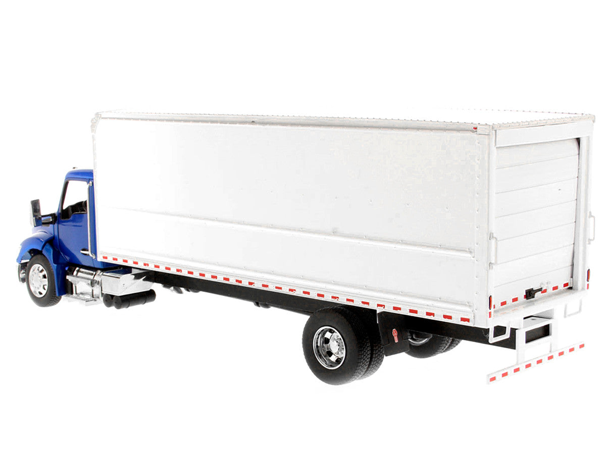 Kenworth T280 with Supreme Signature Van Truck Body Blue and White "Transport Series" 1/32 Diecast Model by Diecast Masters-2