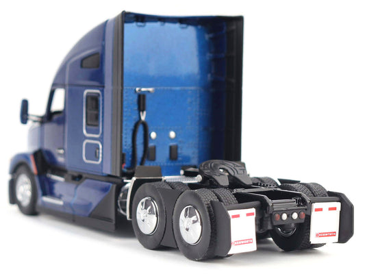 Kenworth T680 Truck Tractor Deep Cerulean Blue Metallic "Transport Series" 1/50 Diecast Model by Diecast Masters-0