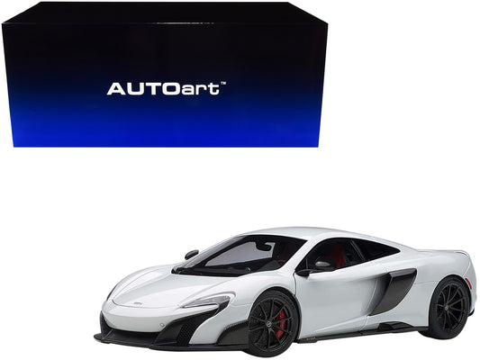 Mclaren 675LT Silica White 1/18 Model Car by Autoart-0