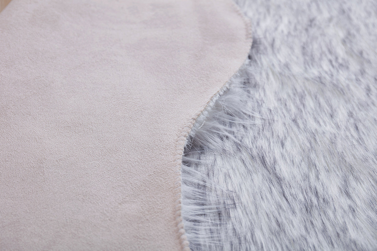 "Luxury Decorative" Hand Tufted Faux Fur Sheepskin Area Rug