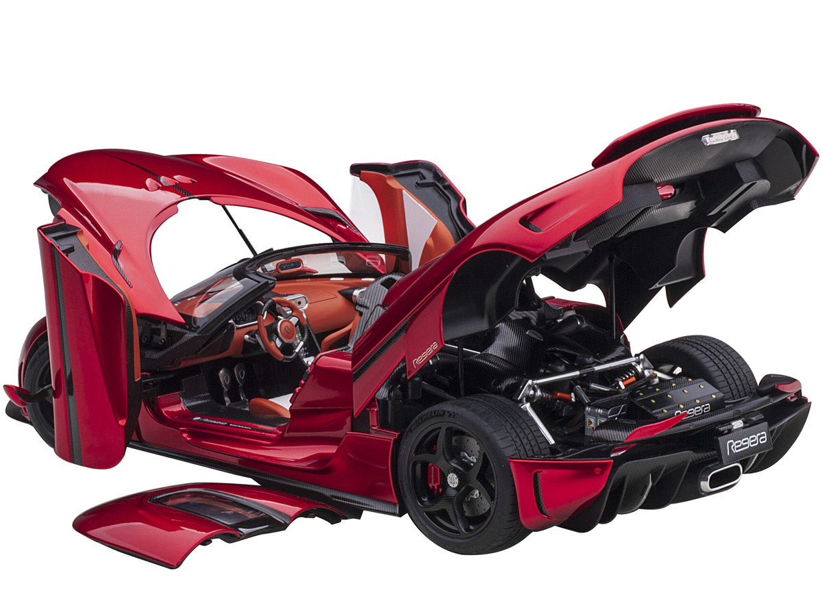 Koenigsegg Regera Candy Red 1/18 Model Car by Autoart-1