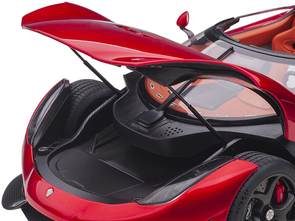 Koenigsegg Regera Candy Red 1/18 Model Car by Autoart-2