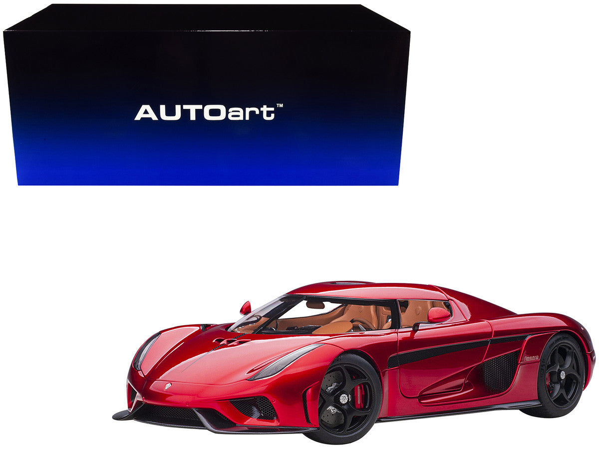 Koenigsegg Regera Candy Red 1/18 Model Car by Autoart-0