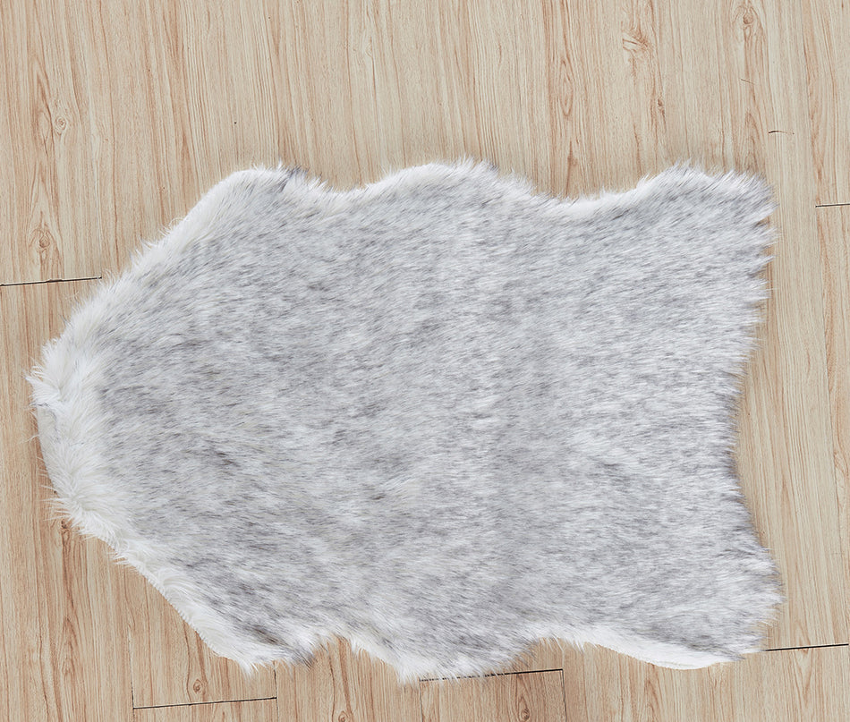 "Luxury Decorative" Hand Tufted Faux Fur Sheepskin Area Rug