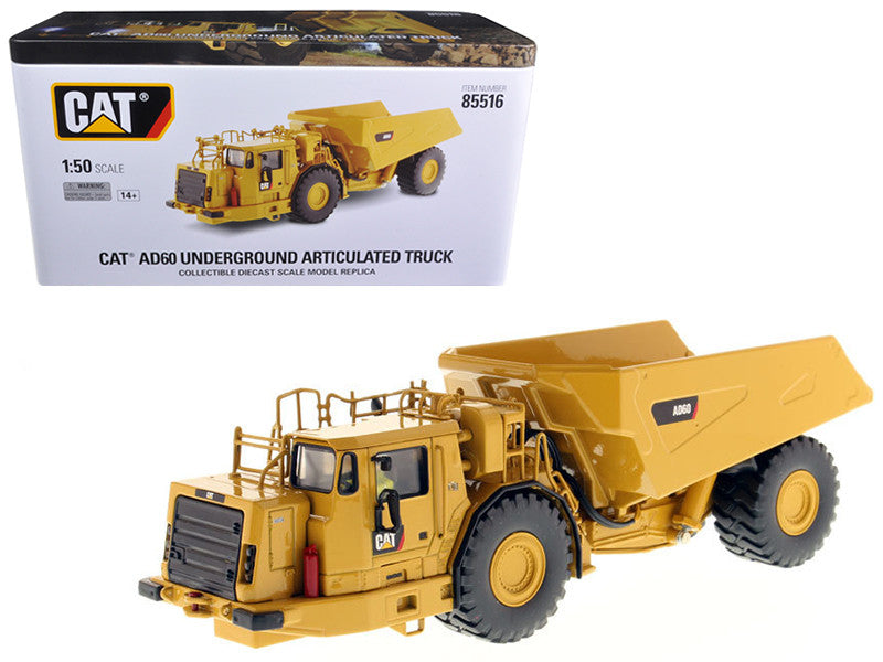 CAT Caterpillar AD60 Articulated Underground Truck with Operator "High Line Series" 1/50 Diecast Model by Diecast Masters-0