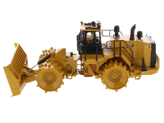 CAT Caterpillar 836 Landfill Compactor Yellow "High Line" Series 1/50 Diecast Model by Diecast Masters-0