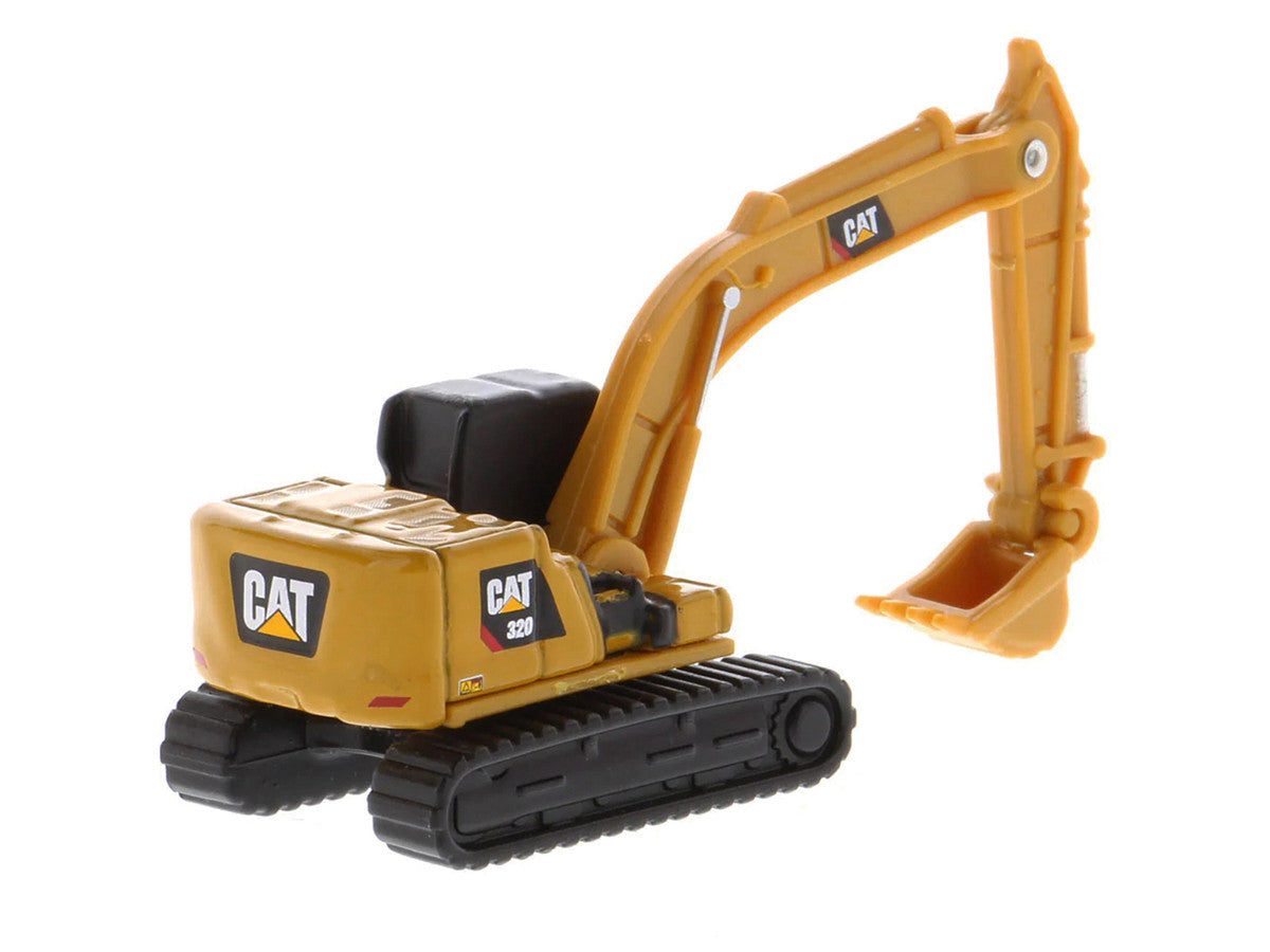 CAT Caterpillar 320 Hydraulic Excavator Yellow "Micro-Constructor" Series Diecast Model by Diecast Masters-4