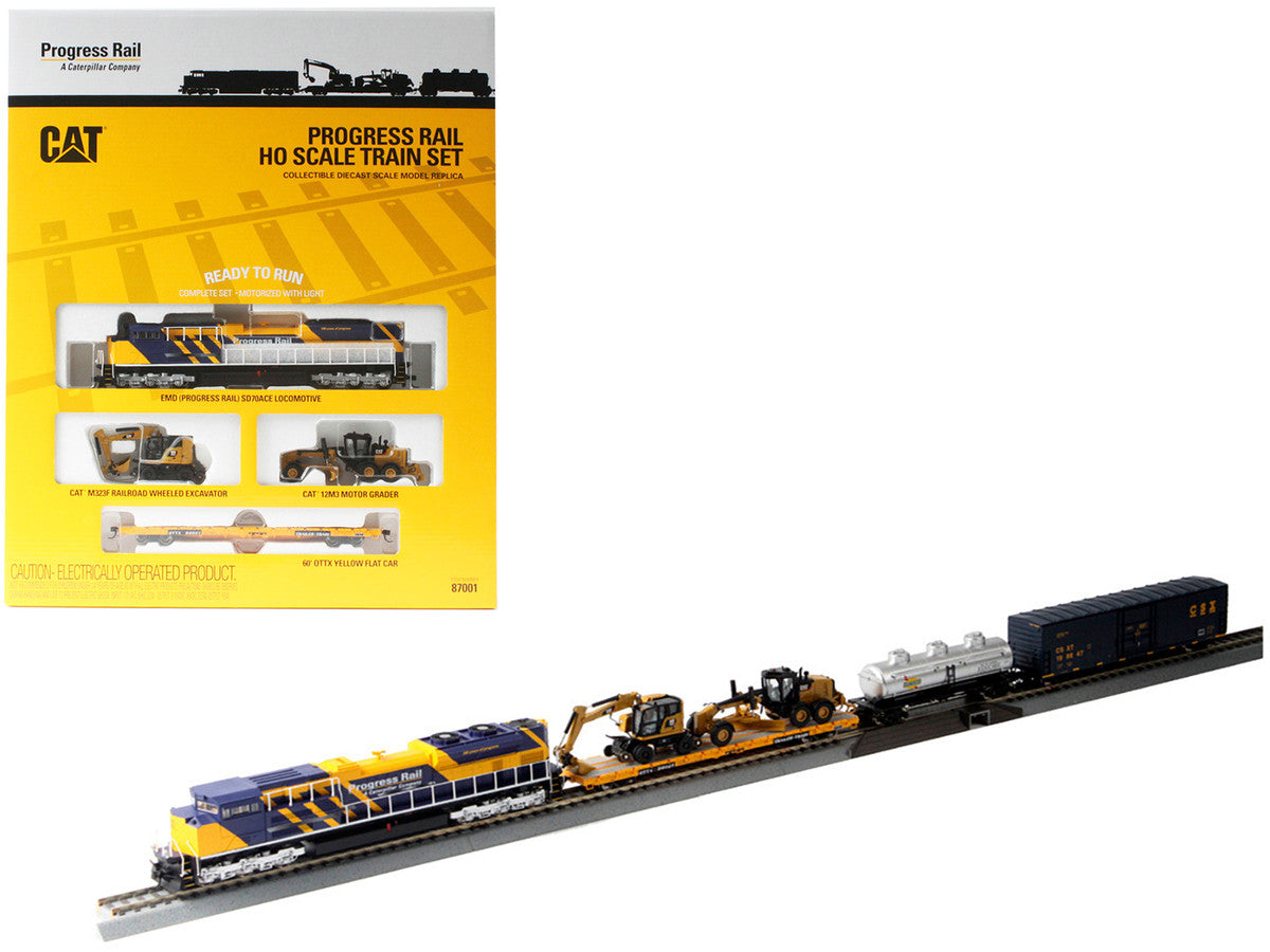 Progress Rail 100th Anniversary Train Set 1/87 (HO) Diecast Models by Diecast Masters-4