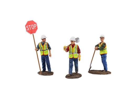 Diecast Metal Construction Figures 3pc Set #1 1/50 by First Gear-0