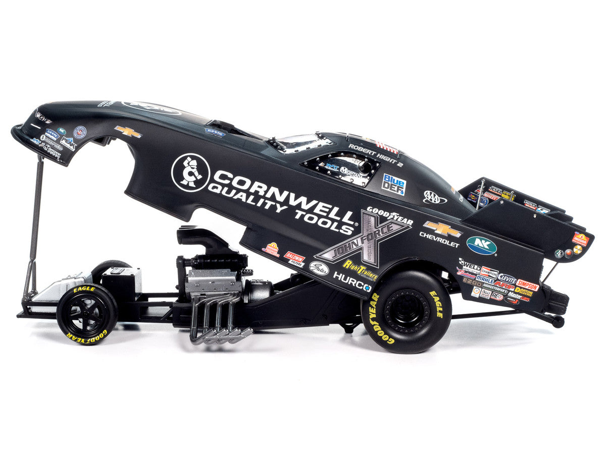 Chevrolet Camaro SS NHRA Funny Car Robert Hight "Cornwell Quality Tools" (2023) "John Force Racing" Limited Edition 1/24 Diecast Model by Auto World-3