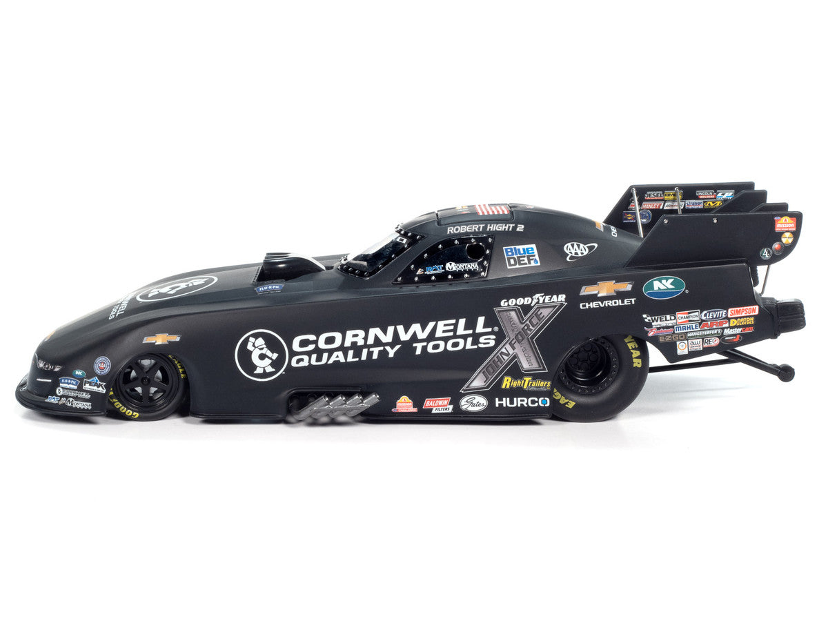 Chevrolet Camaro SS NHRA Funny Car Robert Hight "Cornwell Quality Tools" (2023) "John Force Racing" Limited Edition 1/24 Diecast Model by Auto World-0