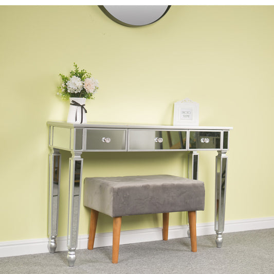 FCH Three Drawers Mirror Table Dressing Table Console Table