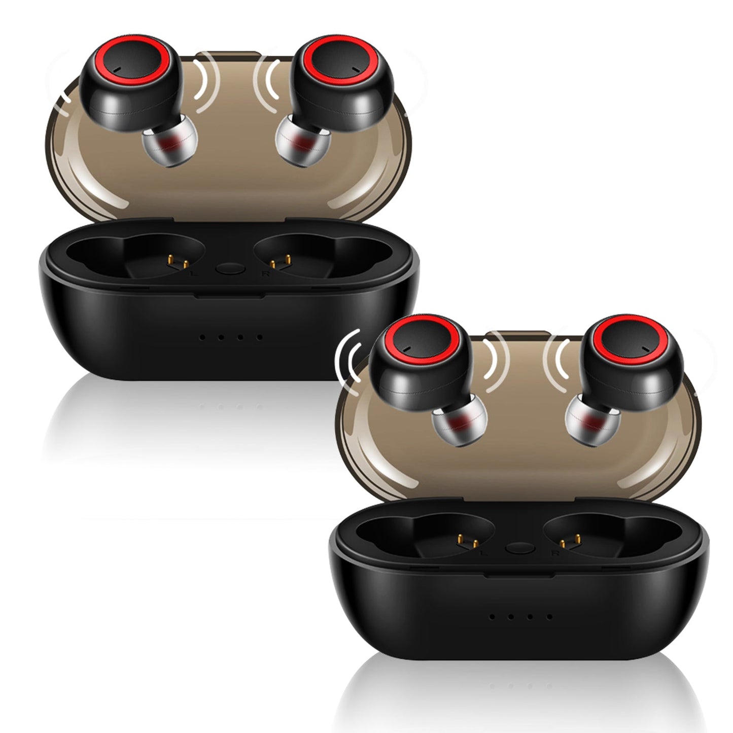 5 Core Wireless Ear Buds Mini Bluetooth Earbud Headphones Wire Less 32 Hours Playtime IPX8-5