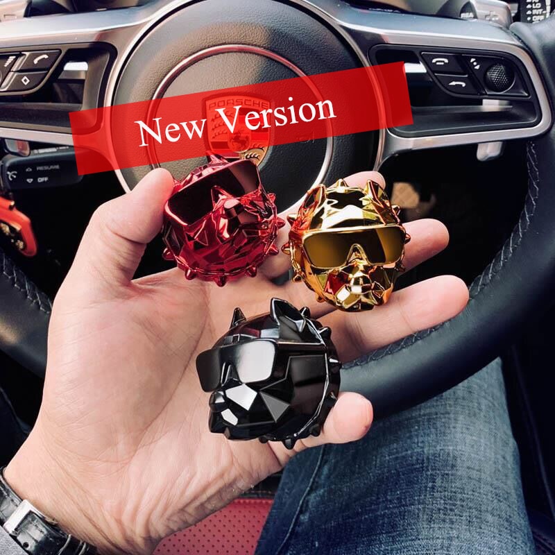 Creative Bulldog Diffuser Car Decor Factory Price Bulldog Car Perfume Fragrance Clip Auto Vent Air Freshener Scent Parfum