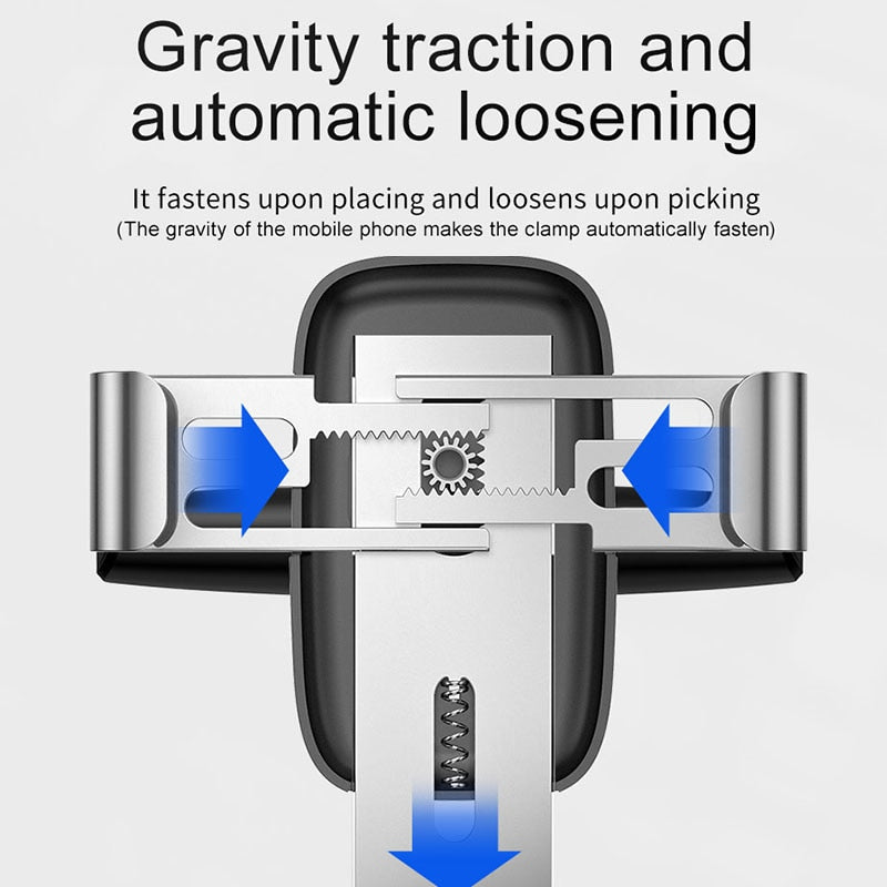 Baseus Gravity Car Phone Holder Support Smartphone Car Bracket CD Slot Mount Mobile Phone Holder for Car Charging Stand