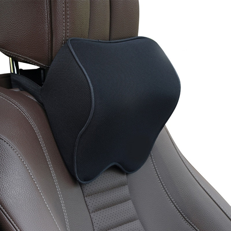 Car Neck Headrest Pillow Cushion Car Seat Head Support Neck Protector Automobiles Seat Neck Rest Memory Cotton Car Accessories