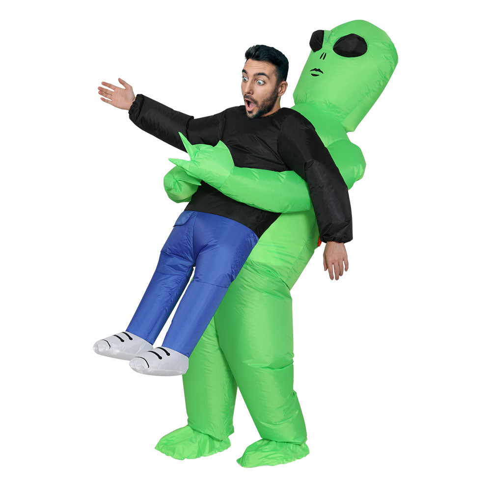 Inflatable Costume Halloween Adult Suit Alien Party Fancy Dress Cosplay Scary Blow up-0