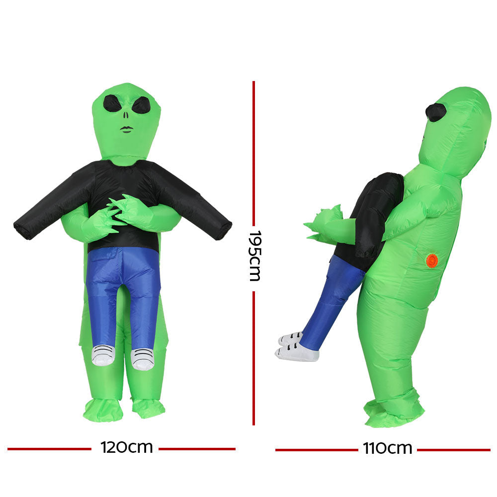 Inflatable Costume Halloween Adult Suit Alien Party Fancy Dress Cosplay Scary Blow up-1