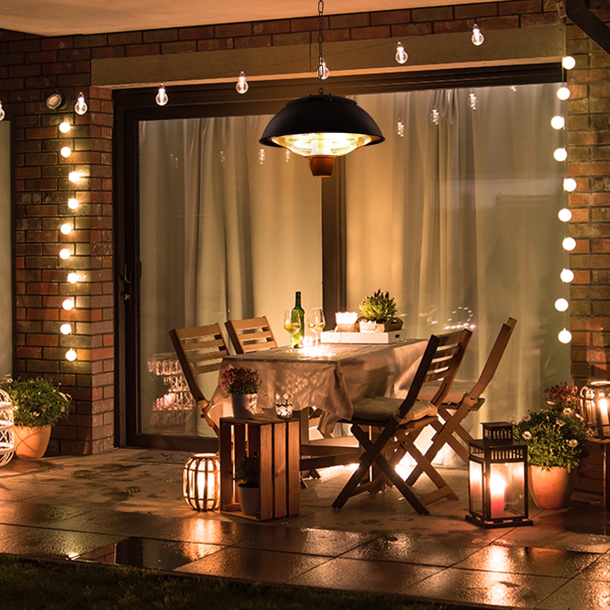 Indoor Outdoor Heating Pendant Lamp-2