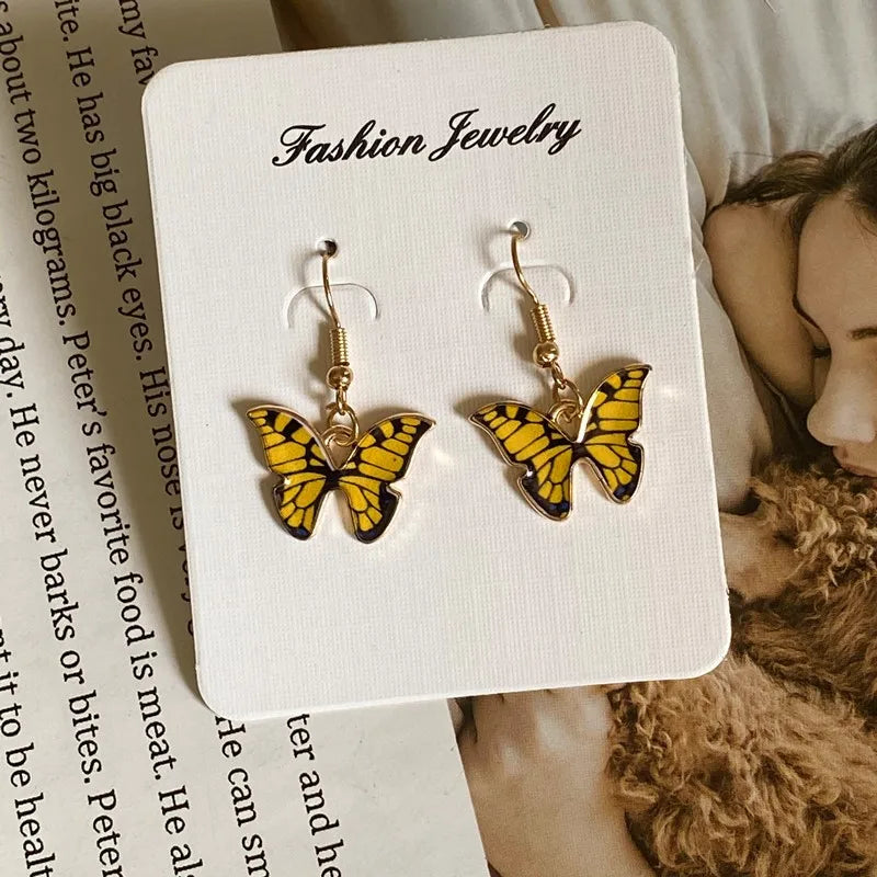 Fashion Women Necklace Korea Style New Butterfly Pendant Necklace Gift For Girl  Cute Lovely Neck Jewelry Wholesale Dropshipping