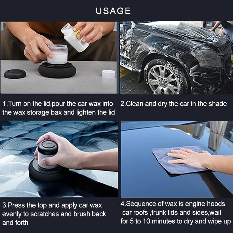 Baseus Car Polisher Scratch Repair Polishing Machine Paint Care Clean Polish Sander Car Wax Polishing Tools Car Accessories