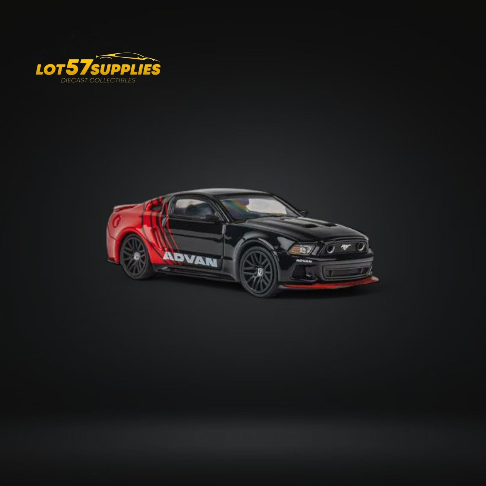 (Pre-Order) GDO Hunter x DCM 2014 Ford Mustang GT 5.0 Advan Livery 1:64-2