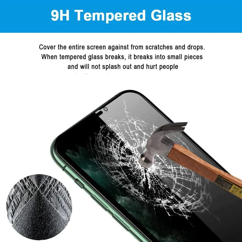 Privacy Screen Protector Tempered Glass Lot For iPhone 15 14 13 12 11 Pro XR 8 7