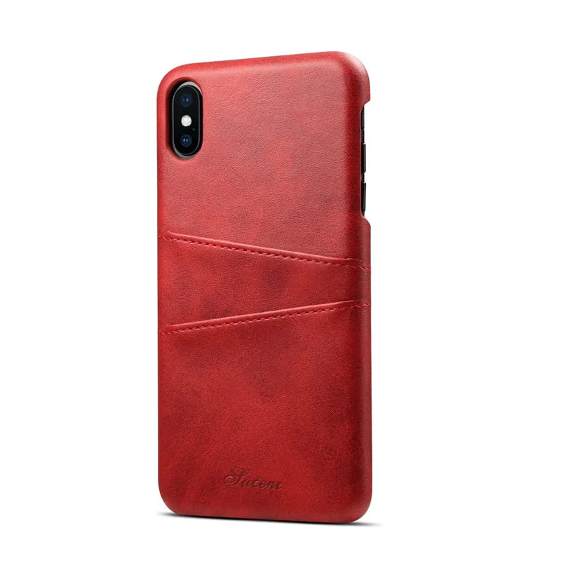 Luxury Leather Phone Back Cover