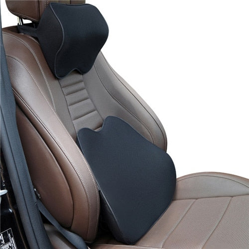 Car Neck Headrest Pillow Cushion Car Seat Head Support Neck Protector Automobiles Seat Neck Rest Memory Cotton Car Accessories