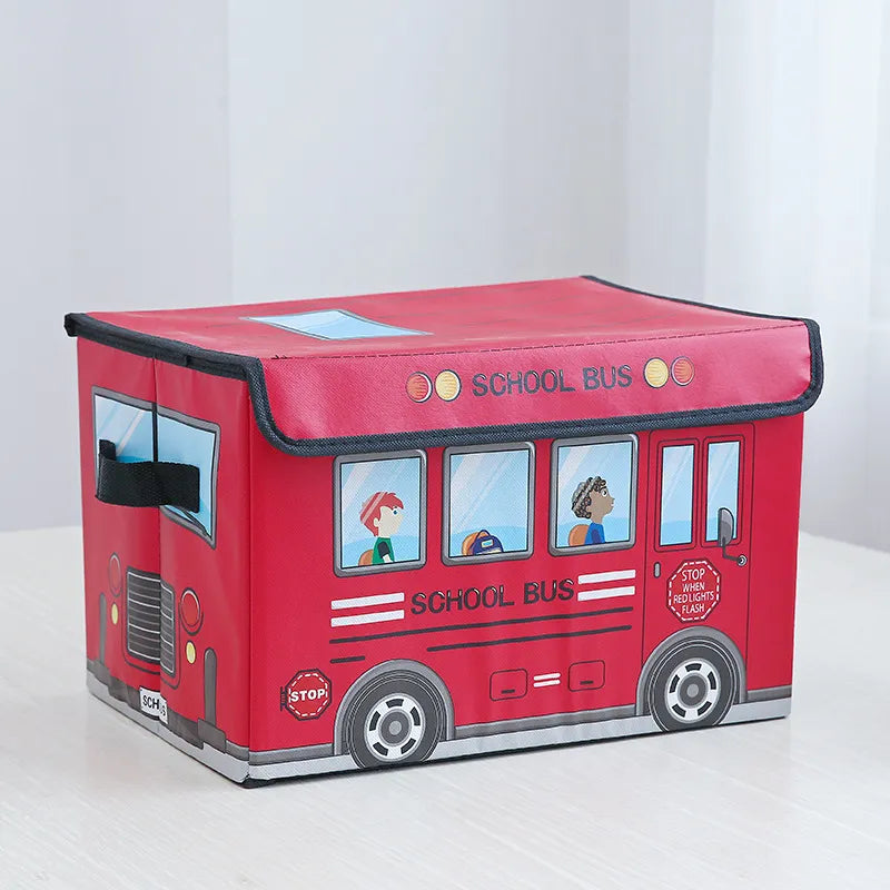 Storage Box with Lid "School Bus" Multivariant-4