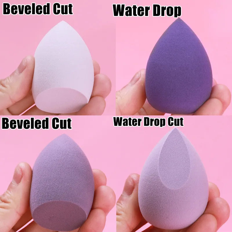 4Pc Beauty Egg Makeup Blender Cosmetic Puff Makeup Sponge Cushion Foundation Powder Sponge Beauty Tool Women Make Up Accessories-5