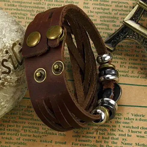 Bingo Bracelet In Genuine Leather