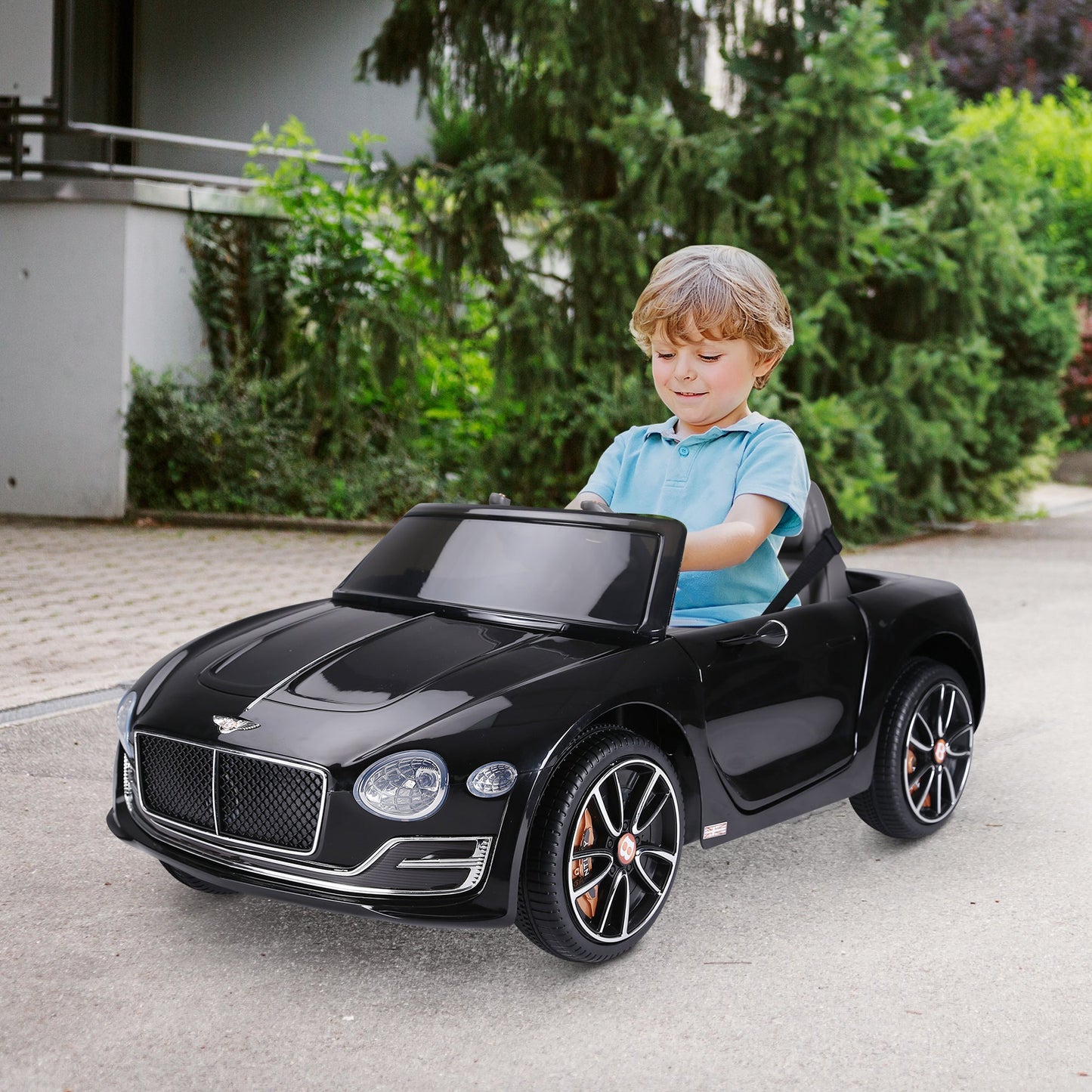 Kids Electric Car 6V Battery PP Licensed Bentley Ride On Toys Black-1