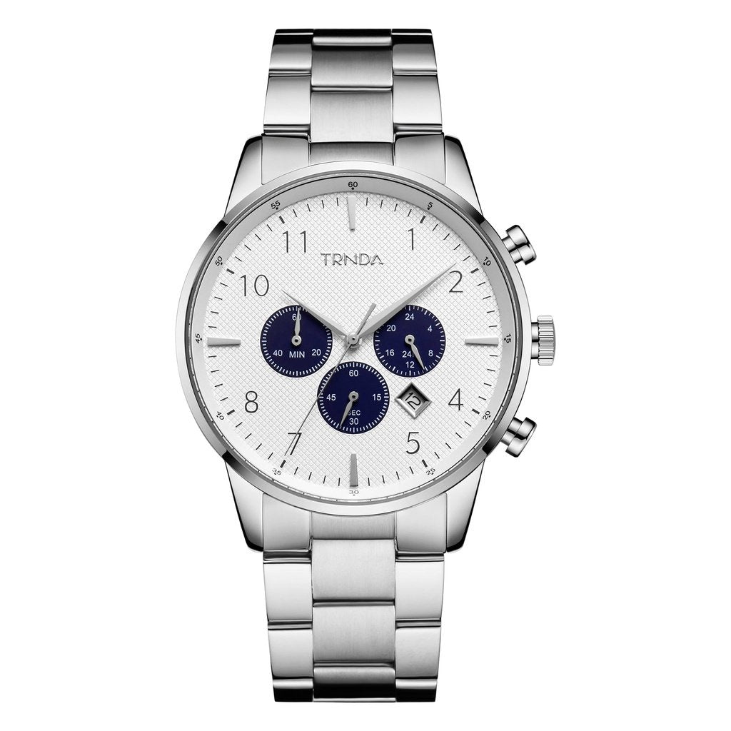 Trnda Stainless Steel Chronograph Men's Watch TR001G2S1-A12S-0