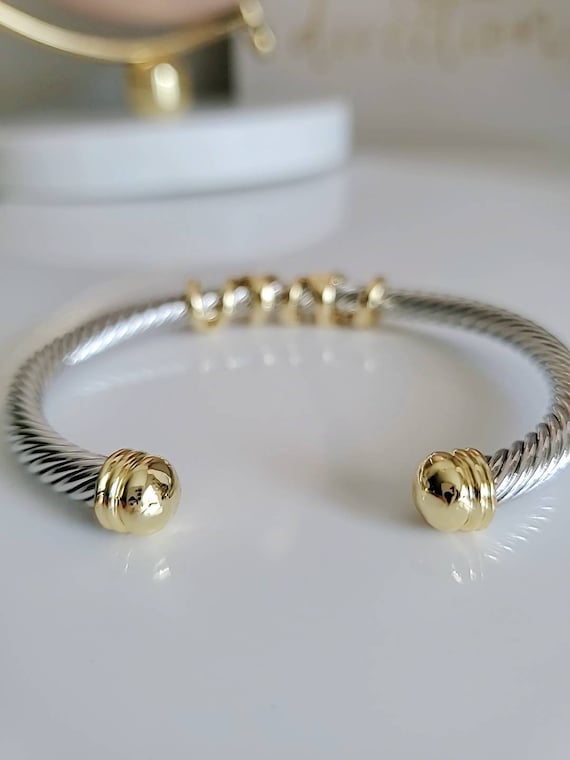 Wrap around Design Cable Bracelet-7