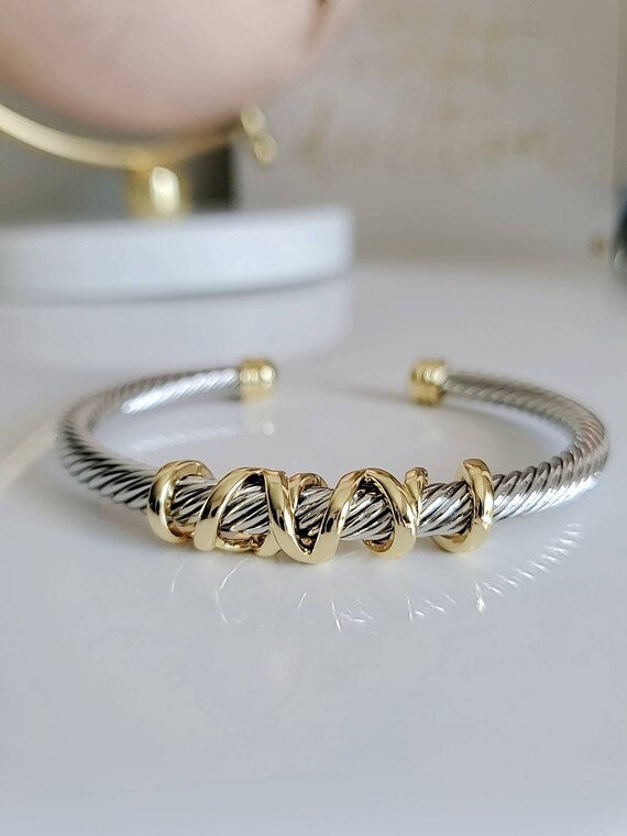 Wrap around Design Cable Bracelet-0